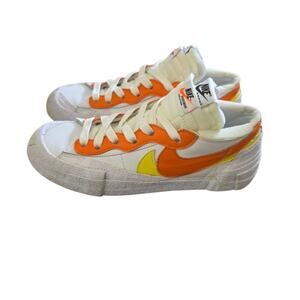 Nike Blazer Low x Sacai Magma Orange Sneaker Mens 7